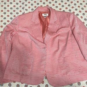 Talbots pink/salmon jacket 18w petite